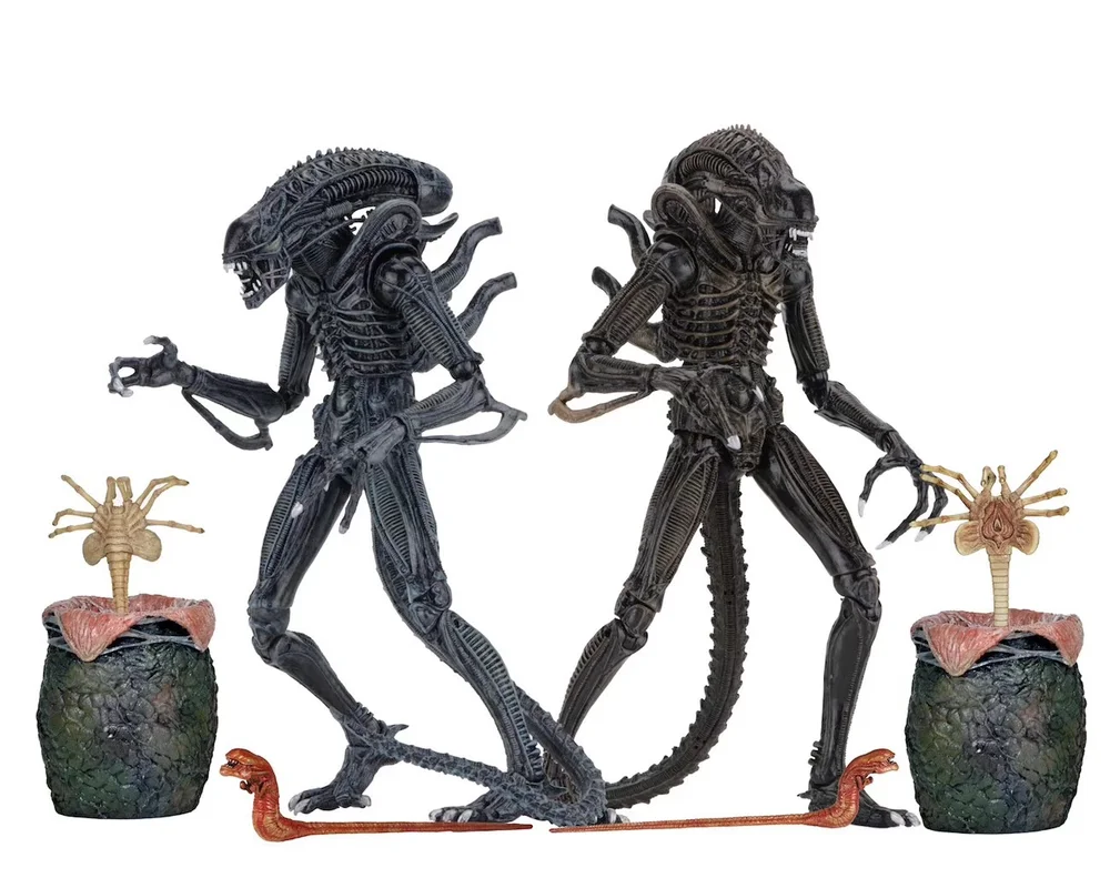 18 см NECA Alien 2 1986 Ver + Facehugger яйцо фигурка ксеноморфа куклы игрушки ПВХ экшн