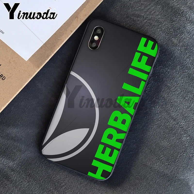 11pro MAX черный и зеленый Herbalife TPU мягкий чехол для телефона Apple iPhone 8 7 6 6S Plus X XS 5 5S SE