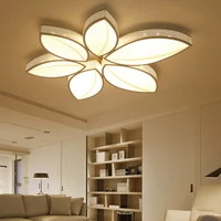 leaf living room headlight bedroom lamp garden suction ceiling lamp led lamp modern atmosphere living room lamp
