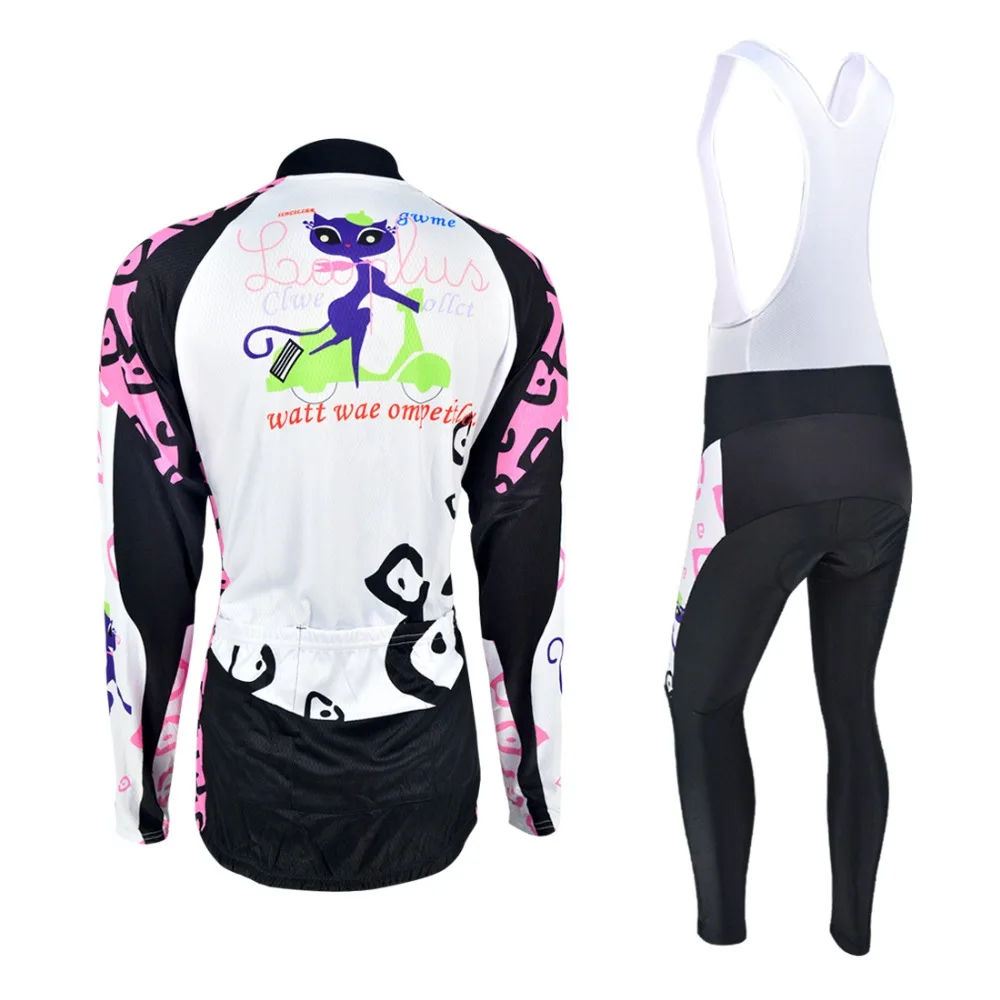 Bxio Womens Winter Fleece Cycling Jersey Set Ropa De Camisa Ciclismo Long Sleeve Bike Clothing Sport Jerseys P044 | Спорт и