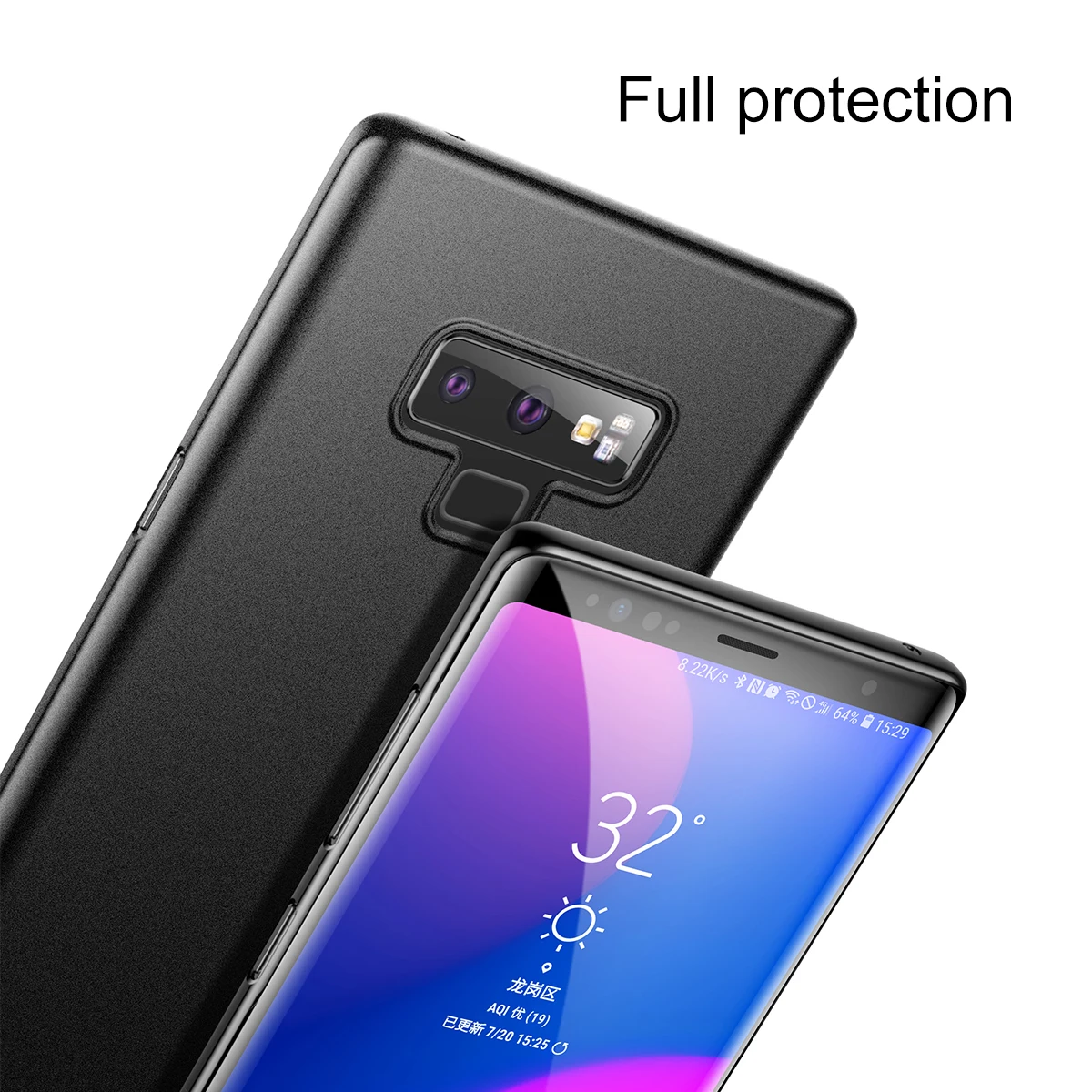 BASEUS phone case for samsung galaxy note 9 cover Ultra Thin Matte PP Case Samsung coque funda caso |
