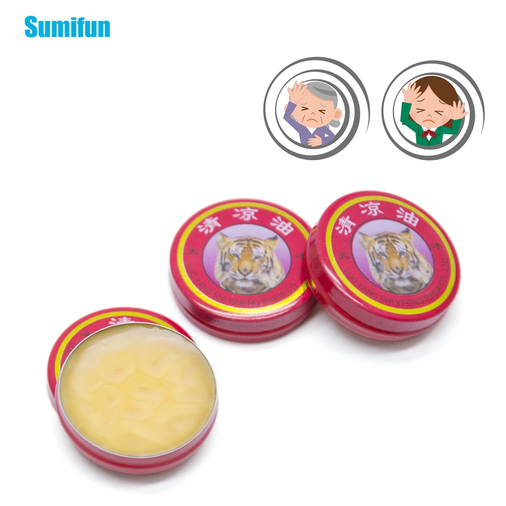 Sumifun 1/3/5/9 шт Классный крем красный тигровый бальзам для простуда головная боль