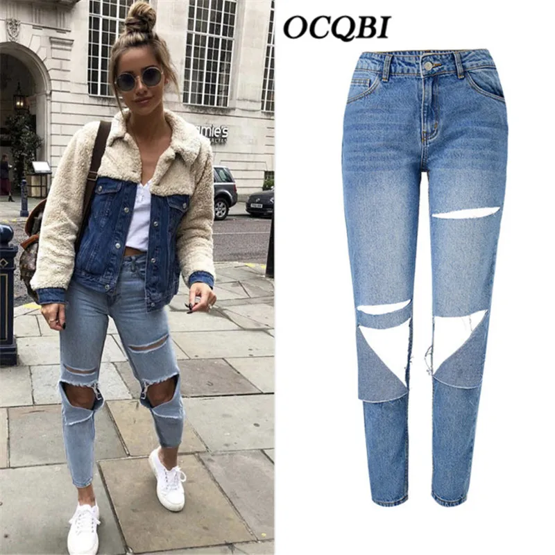 Женские винтажные джинсы в стиле ретро 2018 | Женская одежда