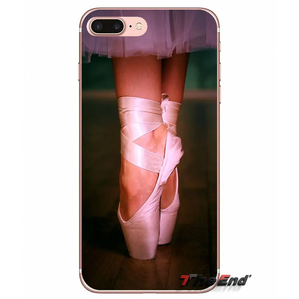 Для Sony Xperia Z Z1 Z2 Z3 Z5 compact M2 M4 M5 E3 T3 XA Aqua LG G4 G5 G3 G2 Mini Silk Ballet Shoes Pointe TPU силиконовый
