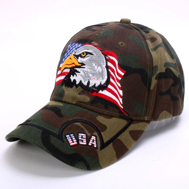 Бейсбольная Кепка с вышивкой в виде орла, флага США, бейсболка, кепка s Casquette, Повседневные Головные уборы для папы, головные уборы для мужчин и женщин