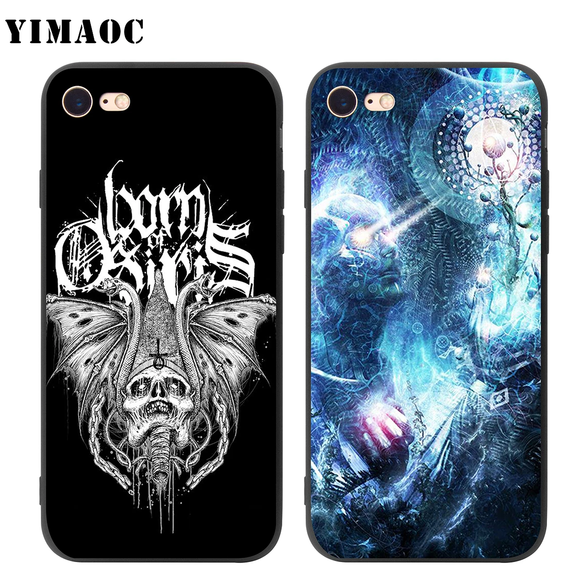 Мягкий чехол YIMAOC Born of Osiris для Apple iPhone SE 2020 5 детской модели 6 6s 7 8 Plus XR X Xs 11 12 Pro Max mini |