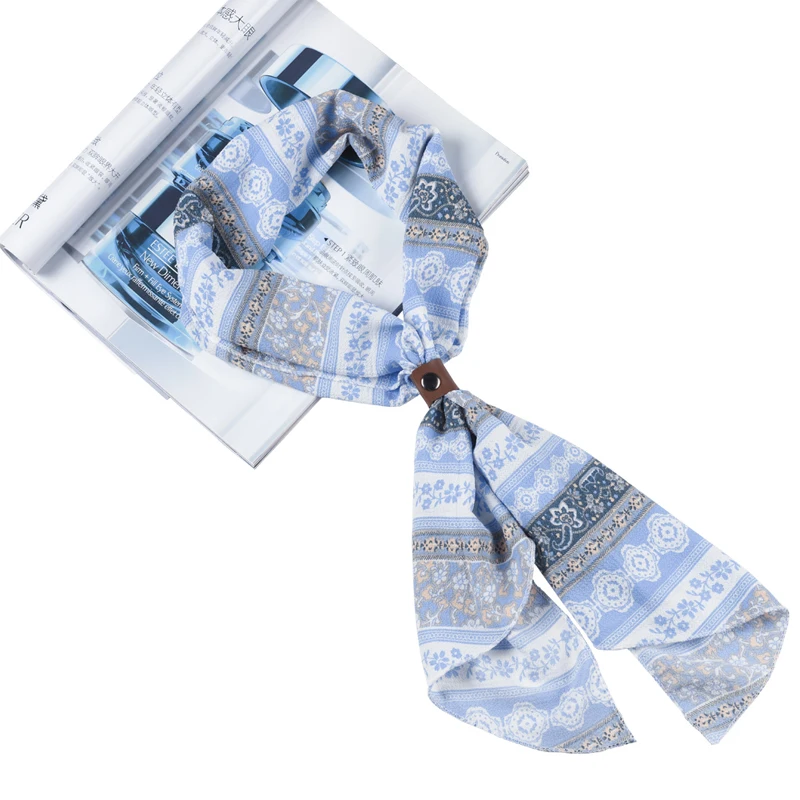 ladies female scarves headband spring simple scarf long foulards femme accessories Print Infinity Loop Scarf Gift for morther | Аксессуары