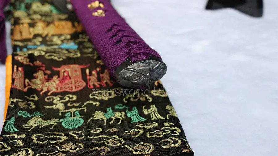 

Handmade 1060 High carbon steel Japanese Samurai Sword katana stronger cutting.