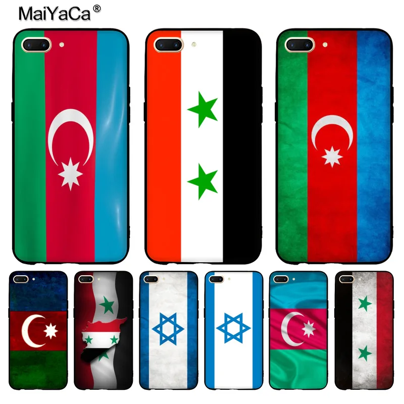 Чехол для телефона MaiYaCa azerbaian sirian israel flag чехол OPPO R9s R11 R9 R15 vivo X9sPLUS X20plus|Бамперы| |