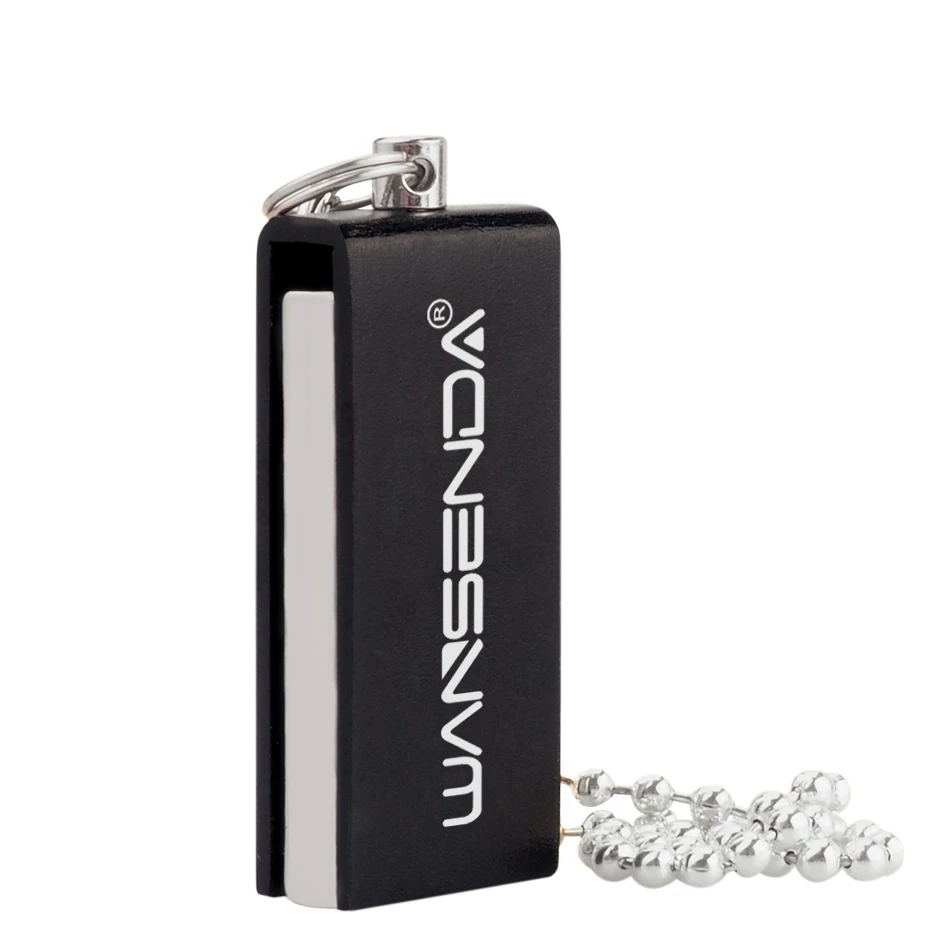 WANSENDA вращение USB флеш-накопитель водонепроницаемый флеш-накопитель 4 ГБ 8 ГБ 16 ГБ 32 ГБ 64 ГБ USB флешка 2,0 Флешка с цепочкой