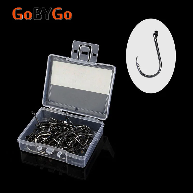 

Рыболовные крючки GoByGo 100 шт./кор. из углеродистой стали 3 #-12 #