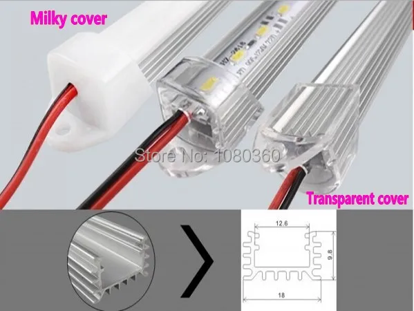 50 комплектов см/100 см 12 В 24 SMD 5630 5730 светодиодный светильник в полоску жесткий