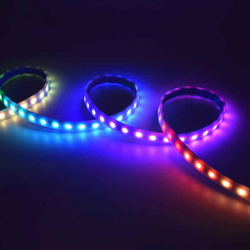 Цветной струящийся светодиодный светильник RGB для багажника автомобиля