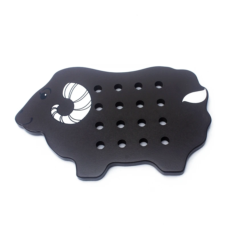 Монтессори развивающие игрушки рыбы/верблюда/Овцы Threading Board ручная работа линия