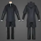 Одежда с надписью Tokyo Ghoul Косплэй короткая футболка с героями из японского аниме Ken Kaneki Косплэй костюм куртка с капюшоном для мальчиков черно Униформа костюм для Хэллоуина комплект