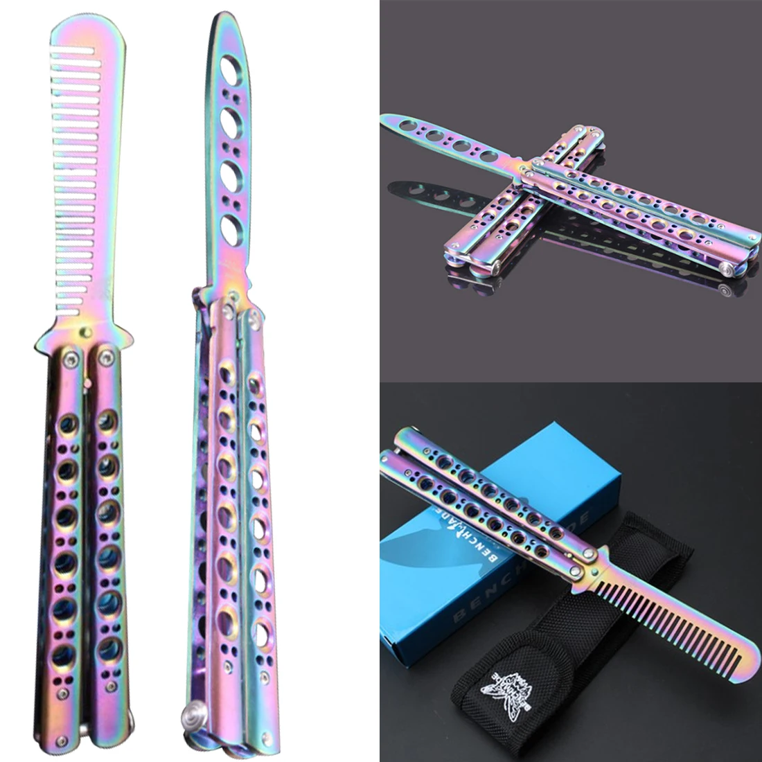 Складной тренировочный не Практичный Нож-бабочка Balisong C42 цвет практичный Karambit