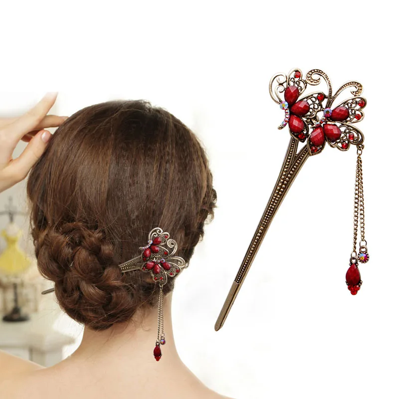 Различные Модные женские элегантные Bobby Pin цветная шпилька стразы для волос
