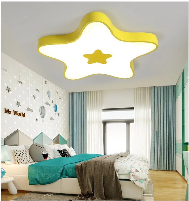 Коробка принцессы модерация Персонализация блеск Enfants Chambre Lustres suspendus lampe