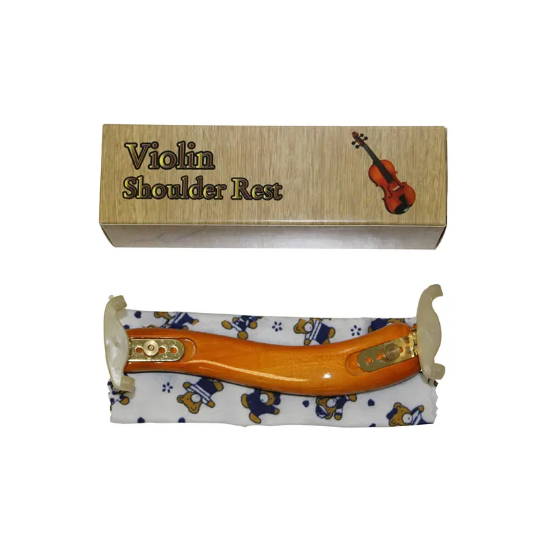 

TONGLING High Quality Oil Varnish Maple Wood Violin Shoulder Rest Adjustable Shoulder Pad Size 3/4 4/4