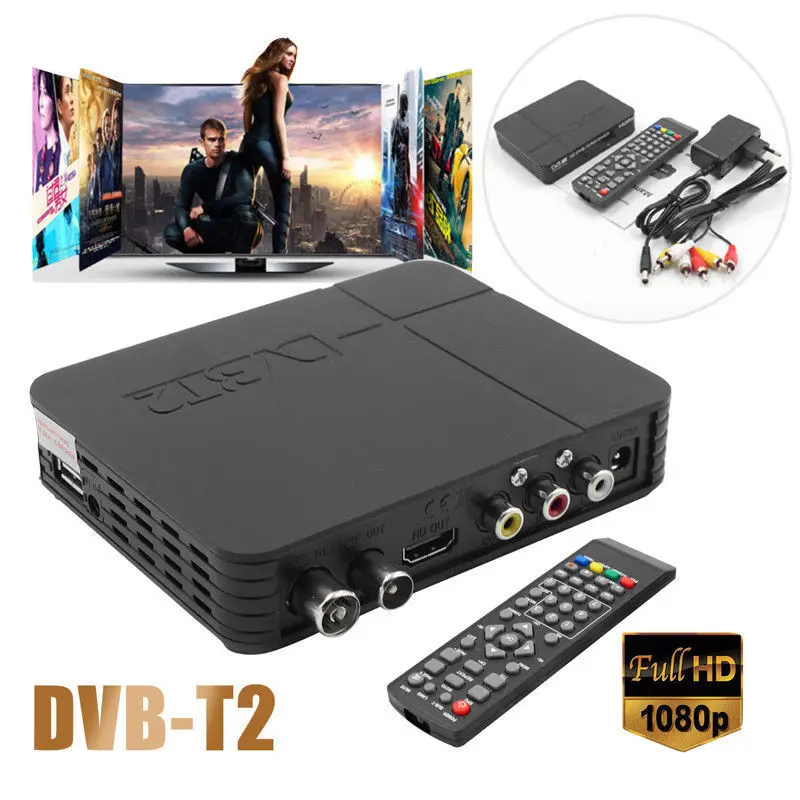 Эфирный приемник 1080P HD цифровой PVR K2 DVB T2 вещания ТВ тюнера MPEG 2/4 H.264 Поддержка HDMI с