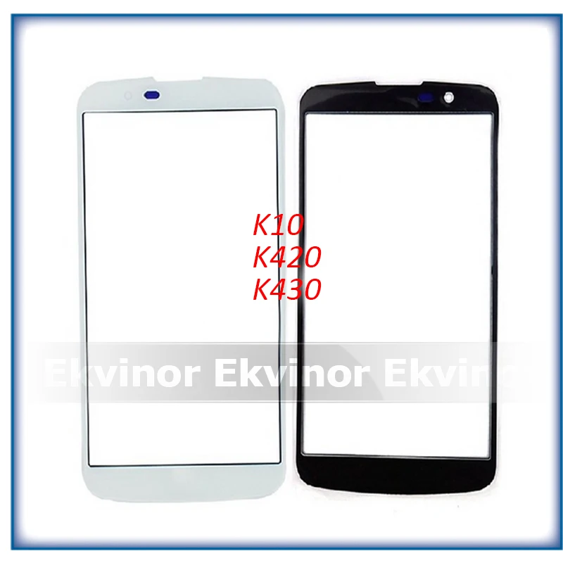 Переднее стекло для LG K10 LTE K420N K430 K430DS F670 2017 X400 M250N сенсорный экран дигитайзер ЖК