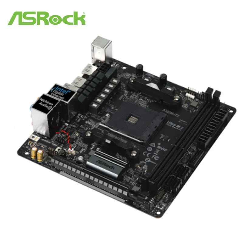 Материнская плата ASRock для настольного компьютера супер сплав разъем A320