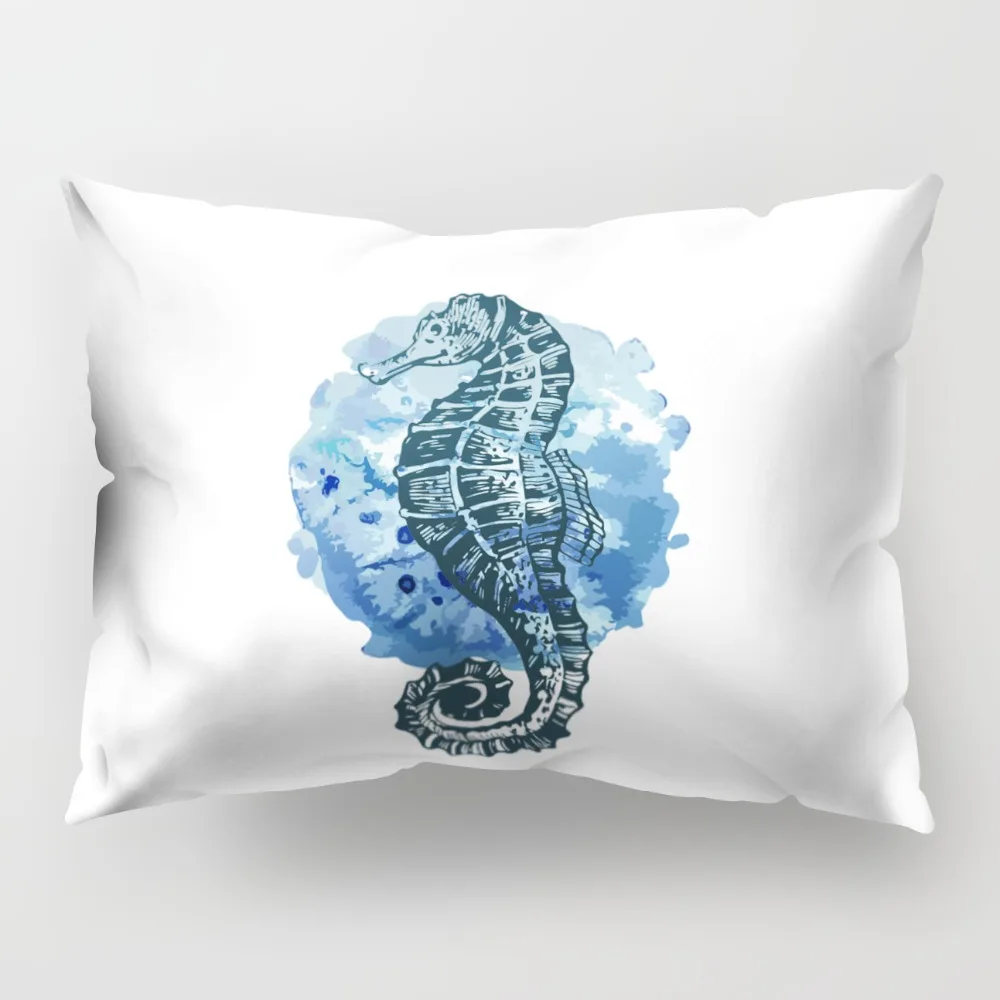 Модный чехол для подушек в скандинавском стиле океанская жизнь наволочка дивана