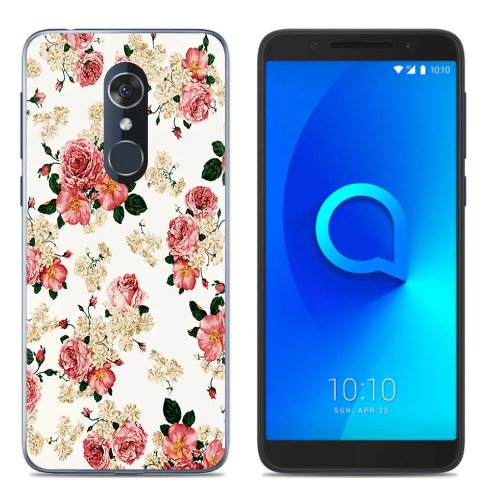 Phone Case For Alcatel 1C / 1X 3 3C 3V 3X Cute Cartoon High Quality Painted TPU Soft Silicone Cover |