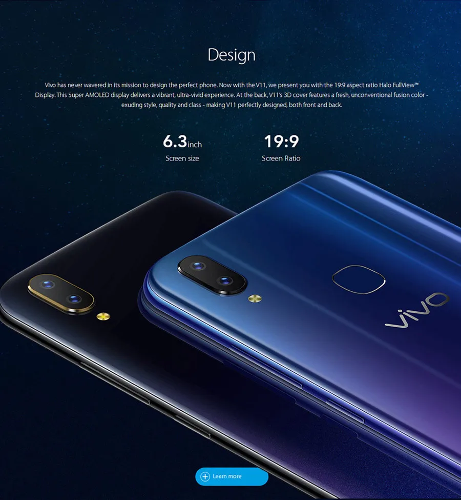 Глобальная версия,, Vivo V11, 6,41 дюйма, 4G, 128G, Восьмиядерный процессор Snapdragon 660, Передняя камера 25 МП, задняя камера 12 Мп+ 5 МП, разблокировка экрана, мобильный телефон