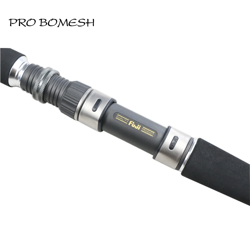 Pro Bomesh 1 комплект 2,1 М Полный Fuji компоненты 2 секции вихревые песочные Углеродные 50-80# лодка стержень морской плот стержень полюс Fuji направляющая катушка сиденье