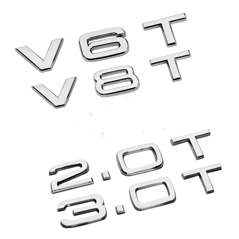 1 шт. 3D ABS A3 A4L A5 A6L V6T V8T 8 T 2 0 3 для всех багажников разгрузочная емкость эмблема