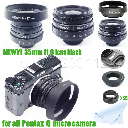 7 в 1 комплект 35 мм f/1 6 CCTV мини объектив для Pentax Q / Q10 Q7 S1 K 01 act... Беззеркальная камера