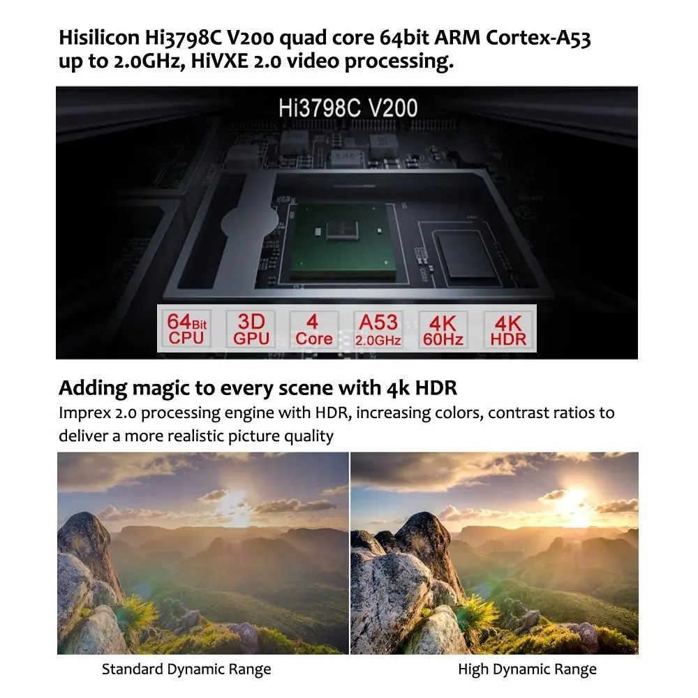 Egreat A5 4K UHD медиа Blu Ray жесткий диск воспроизведение с HDR Android 5 1 TV Box Поддержка 3D ISO