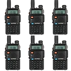 Рация BAOFENG UV-5R Talkie до 128 каналов, FM-трансивер, двухдиапазонный DTMF 128, 6 шт.