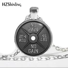 Женское Ожерелье со стеклянным куполом, ожерелье с подвеской без боли, с мотиватором Jym, модные ожерелья для женщин HZ1