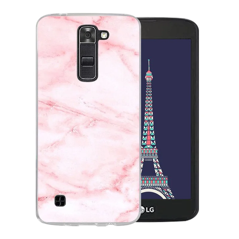 Soft Silicone Back Cover Color Stone Pattern Coqa for LG K7/Tribute 5 LS675/X210 X210DS Phone Case For K7 Shell |