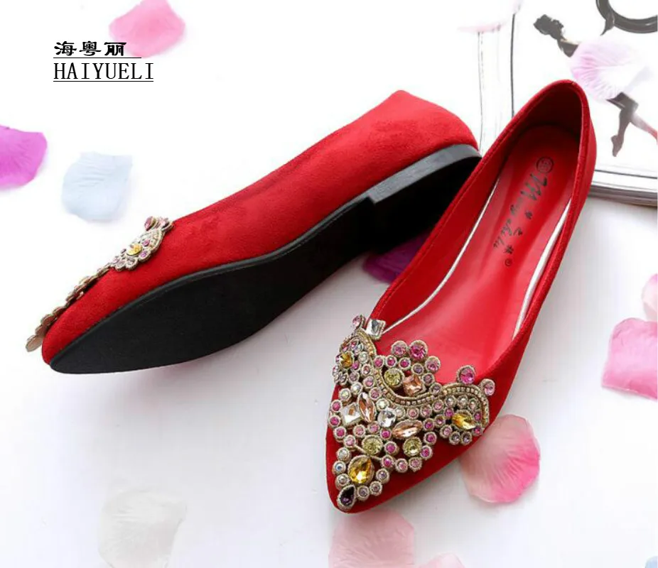 Новинка роскошная женская обувь со стразами на плоской подошве Женская удобная