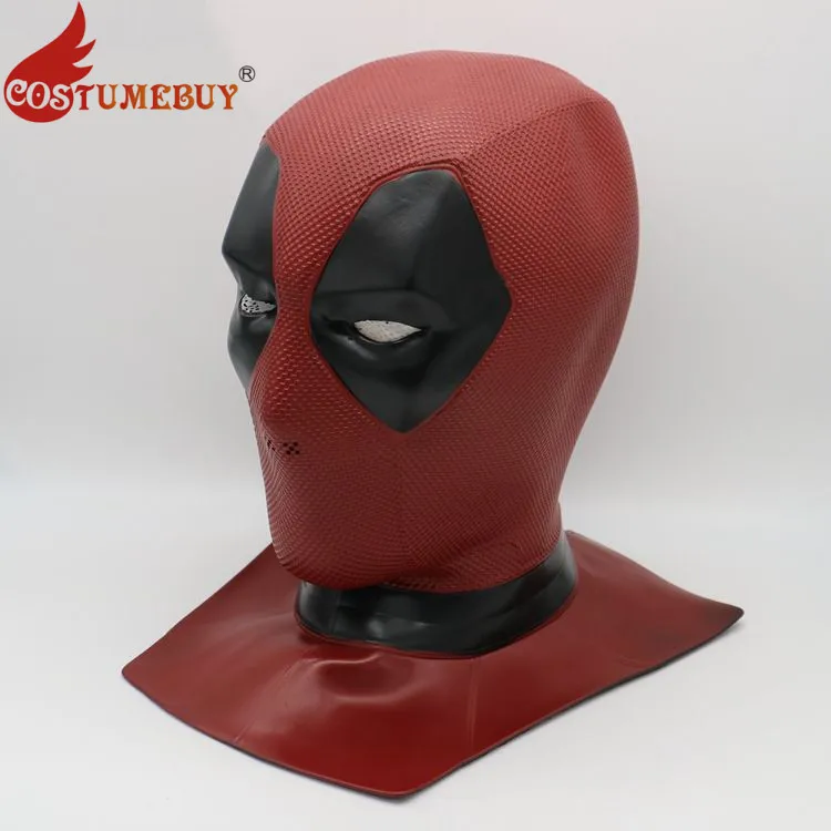 Costumebuy фильма «Дэдпул»; рубашки PVC маска шлем для косплея Уэйд Уилсон полный уход за кожей лица Гуд Костюм Супергероя вечерние Хэллоуин реквизит