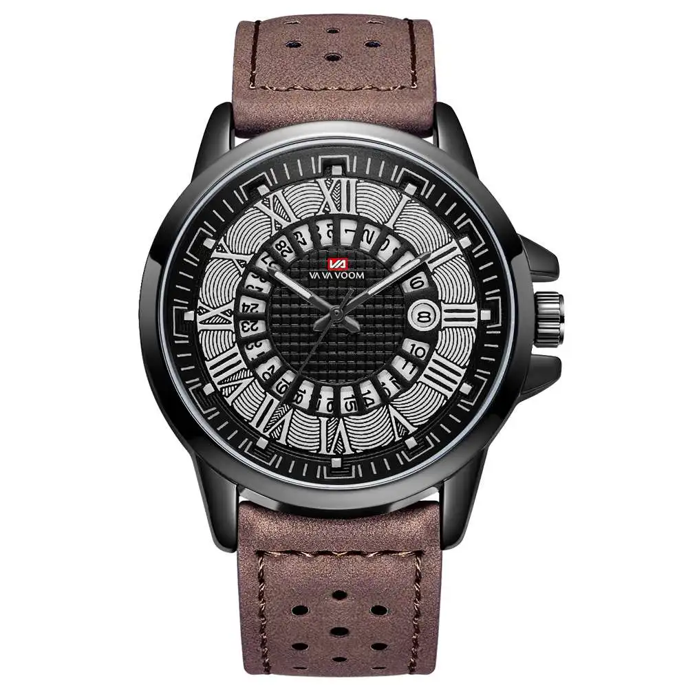 VA-6013SK Rolex_watch VA VOOM модные часы мужские повседневные военные спортивные мужские часы Кварцевые аналоговые наручные часы Relogio Masculino - Цвет: VA-6013SK