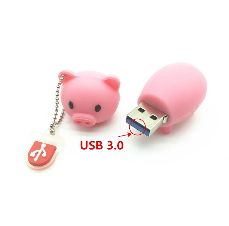 Высокоскоростной USB 3 0 милый поросенок флэш-накопитель U диск 4 ГБ 8 16 32 карта