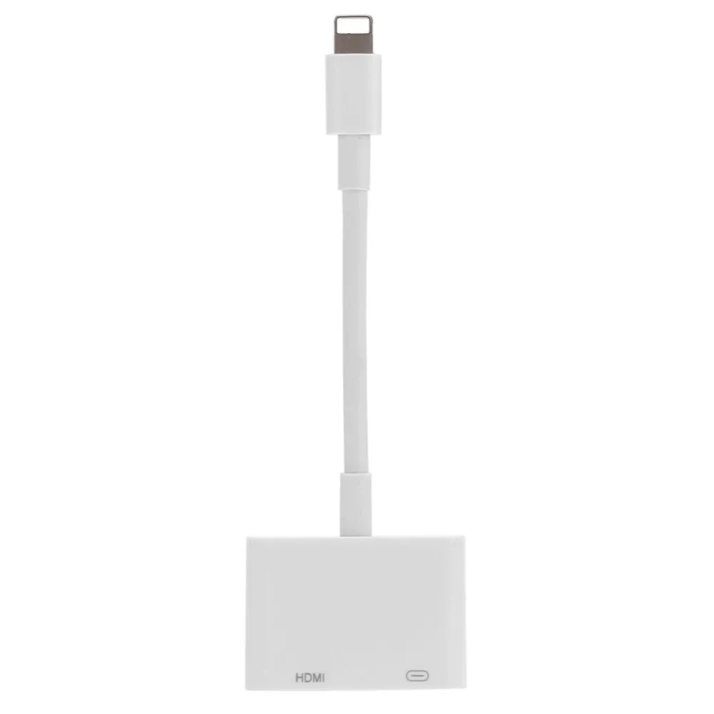 Lightning/HDMI цифровой av адаптер ТВ Кабель для Apple Iphone 6 7 8 плюс Ipad|Кабели HDMI| |