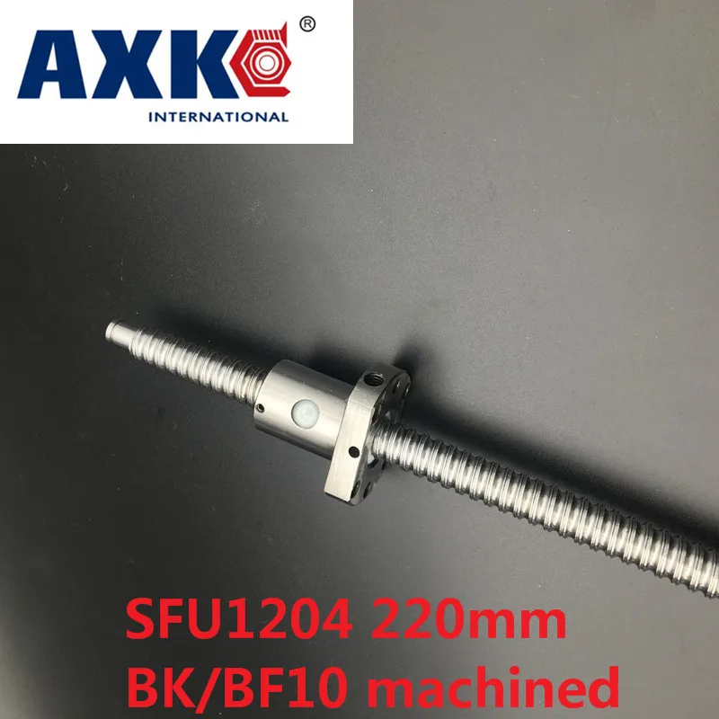 Линейный рельс Axk Бесплатная доставка Sfu1204 220 мм шариковый винт с одной шариковой