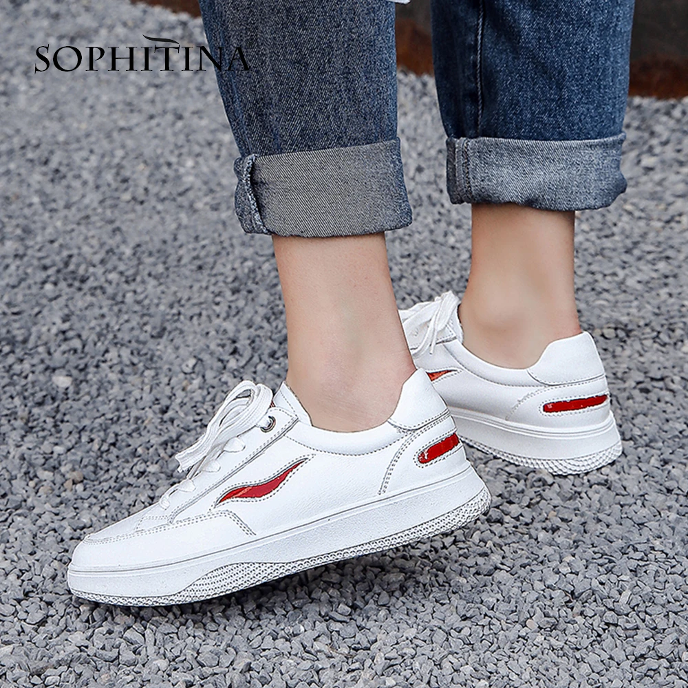 SOPHITINA/2019 г. Новое поступление Нескользящие износостойкие белые однотонные
