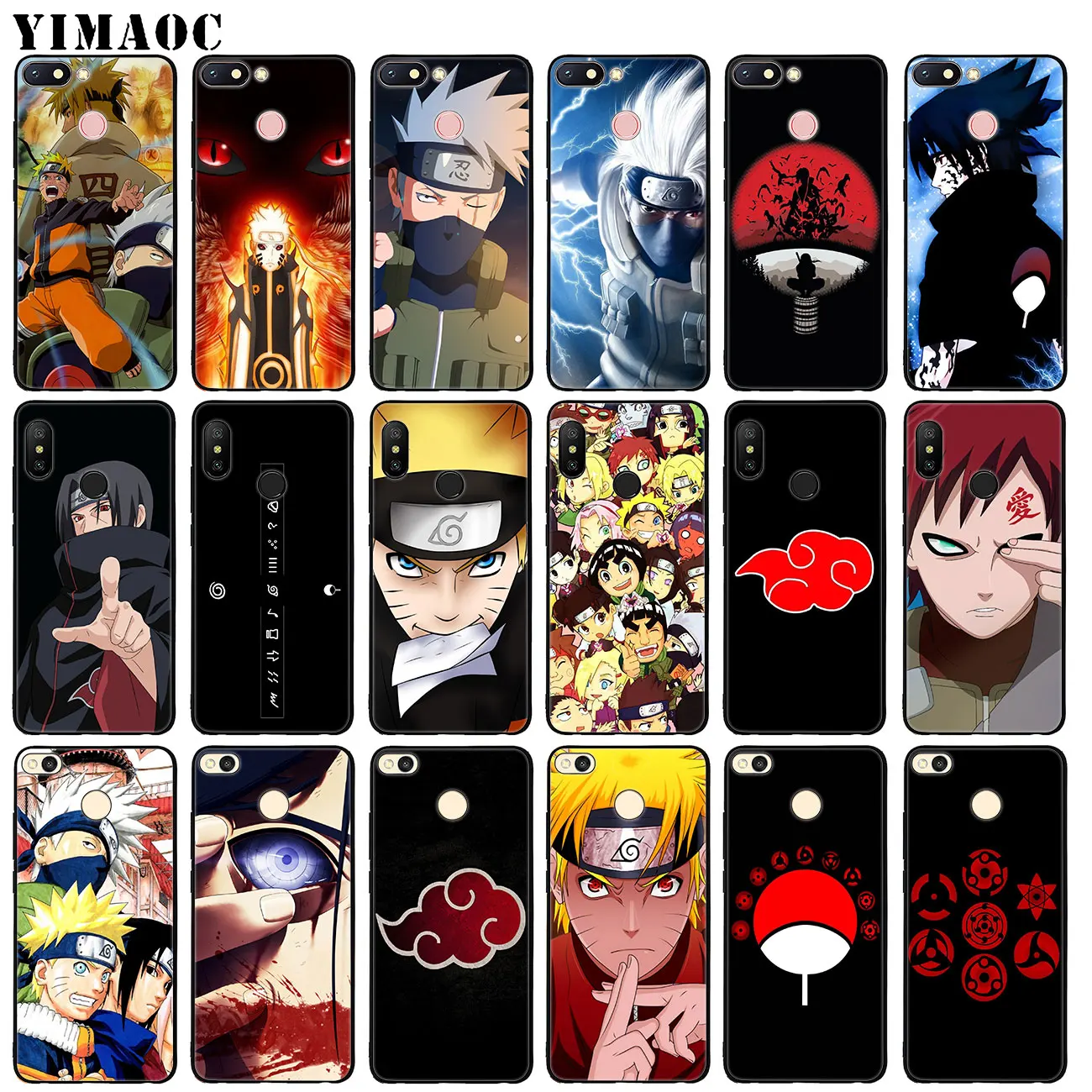 YIMAOC Naruto Kakashi Sasuke Мягкий силиконовый чехол для телефона Xiaomi Redmi K30 K20 Note 8 8T 7 5 6 Pro Mi