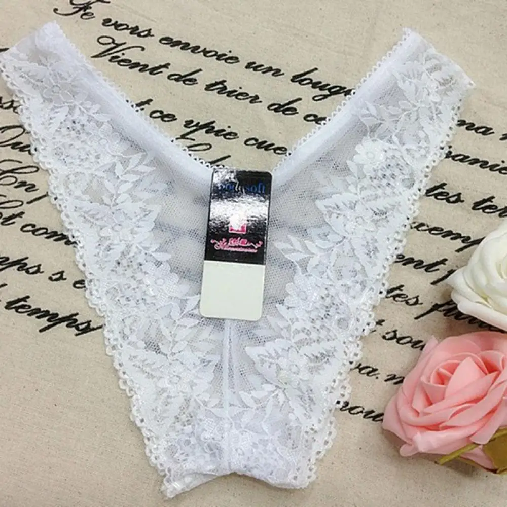 Трусики стринги женские кружевные дышащие 1 шт.|lingerie thong|fashion knickerswomen sexy panties |
