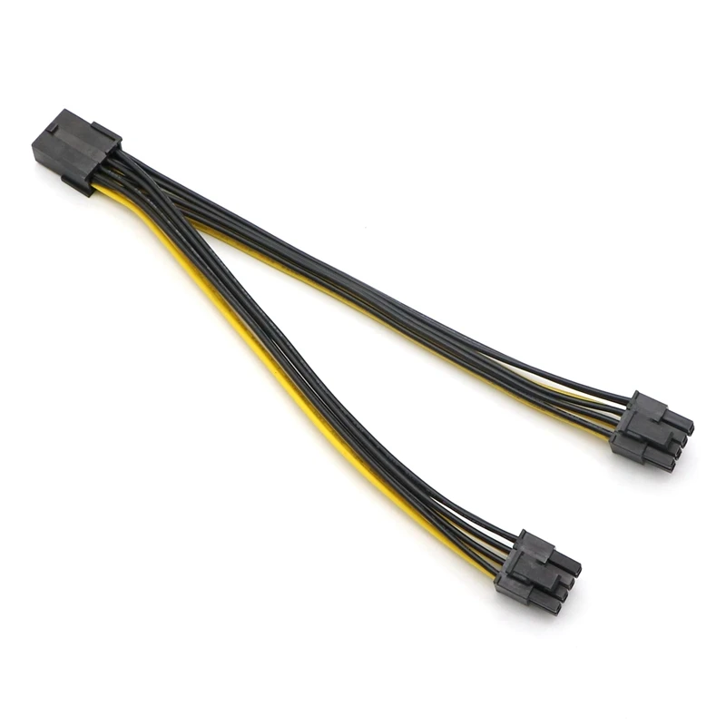 UL 1007 18AWG PCI E 8 контактный двойной 6 + 2 Y разветвитель Удлинительный кабель питания