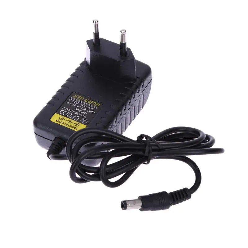 AC Питание адаптер 5В 1A светодиодный светильник полосы универсальный адаптер конвертер Зарядное устройство Мощность конвертер адаптер переменного тока EU Plug Зарядное устройство