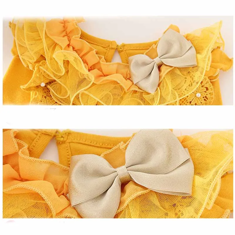 Хлопковая кружевная рубашка с длинными рукавами для маленьких девочек От 2 до 7