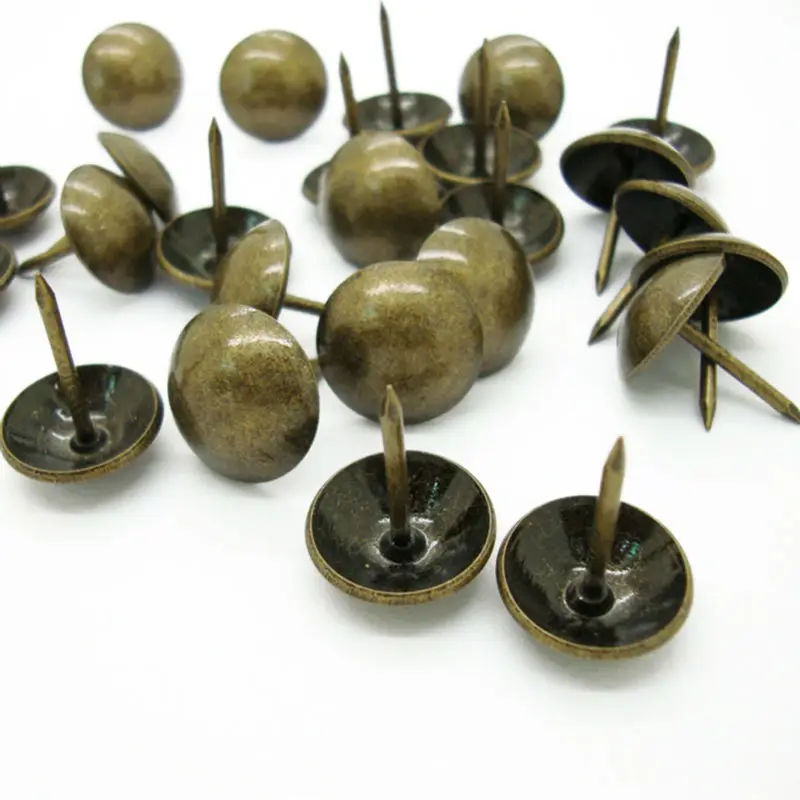 100 шт Ретро бронзовые шкатулки для ювелирных изделий/барабанные