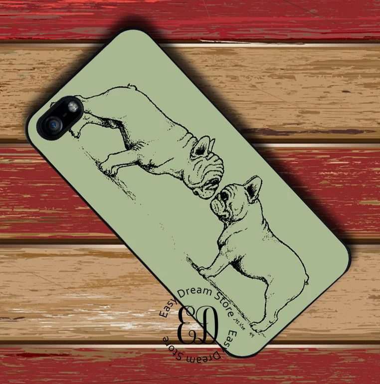 Мопс щенок чехол для HTC M7 M8 M9 M10 Sony Z3 Z4 Z5 Mini LG G4 G5 G6 xiaomi MI3 Mi4 MI5 Redmi Note 2 3 4 4x|case for htc|case htc